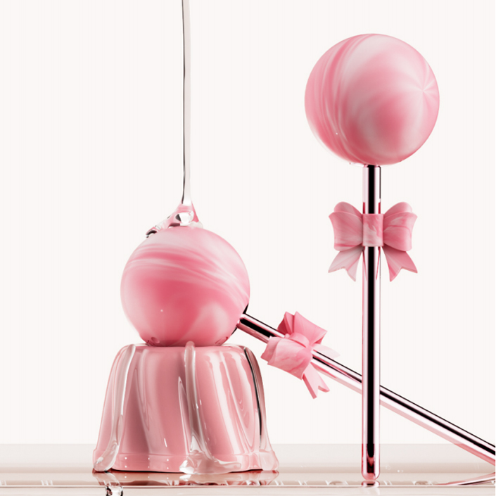 Pink Silicone Clitoral Vibrator with Bow Design Female 10 vibration modes nipple toys Real Touch Feeling Sex Toy for Women