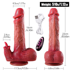 women adult sex toys & games tongue thrusting vibrator clit sucker consoladores realistic dildo