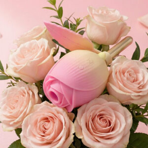 Flower shape rose vibrator suck toys female oral lesbian sex toy suck toys for woman